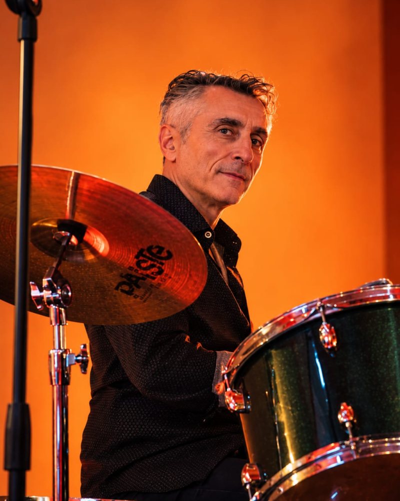 Vincent Michelet à la batterie